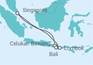 8 Night Cruise On Anthem of the Seas departing on 24 February, 2025 itinerary map